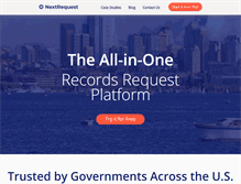 Tablet Screenshot of nextrequest.com
